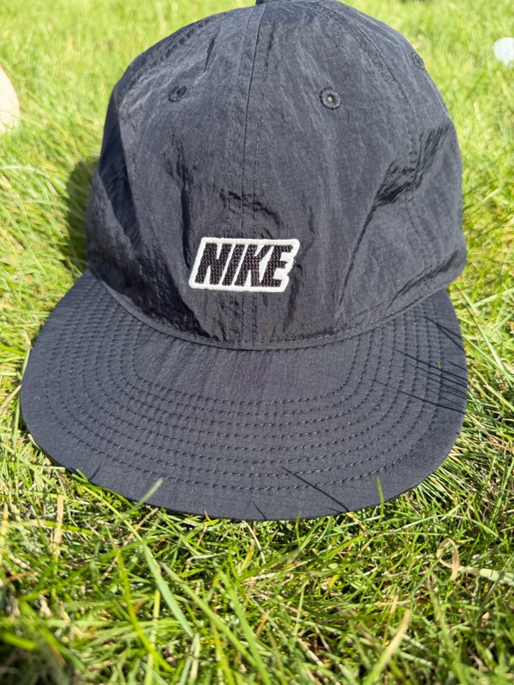 Nike Adult Unisex Club Cap Unstructured Flat Bill Black Size L/XL